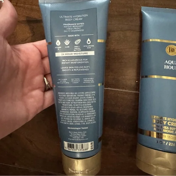Bath & Body works Aqua Hour body cream - Picture 3 of 4